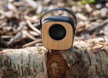 Logotrade promotional giveaway image of: Bamboo 3W Wireless Fashion Speaker