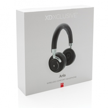 Logo trade promotional merchandise image of: Aria Wireless Comfort Headphones