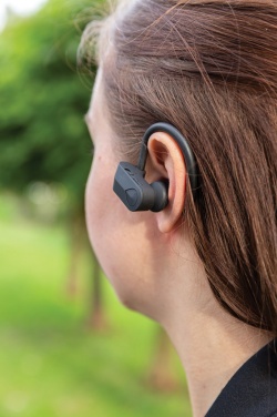 Logo trade advertising products picture of: TWS sport earbuds in charging case