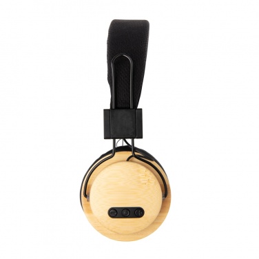 Logotrade promotional giveaway picture of: Bamboo wireless headphone