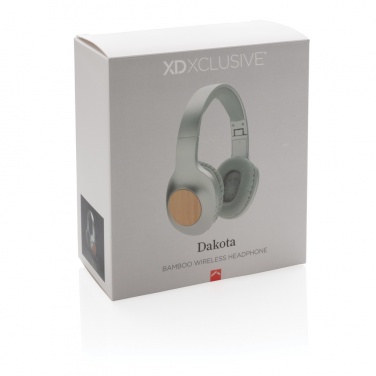 Logotrade promotional merchandise photo of: Dakota Bamboo wireless headphone