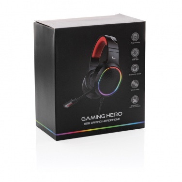 Logotrade advertising products photo of: RGB gaming headset