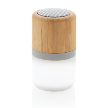 Logo trade advertising product photo of: Bamboo colour changing 3W speaker light