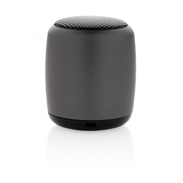 Logo trade promotional gift photo of: Mini aluminium wireless speaker