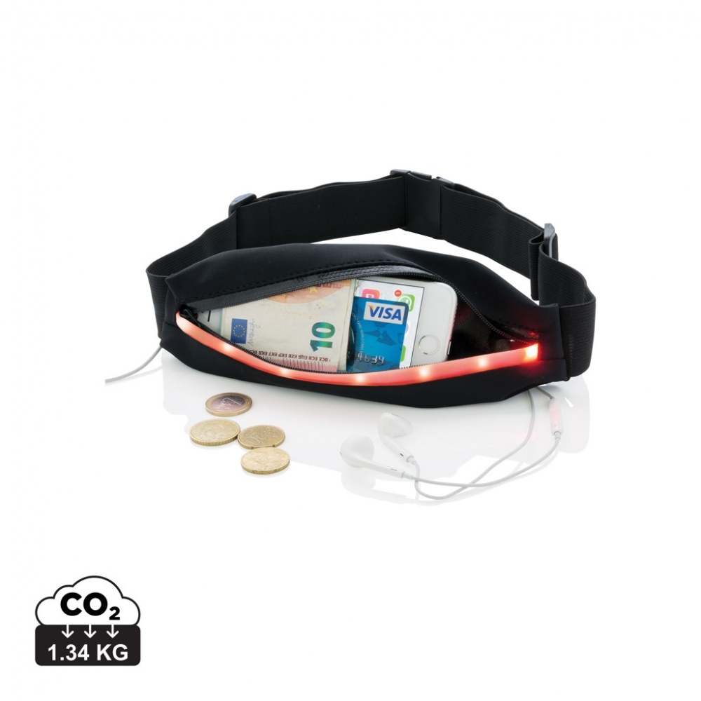 Logo trade promotional product photo of: Running belt with LED