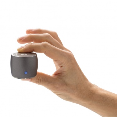 Logo trade promotional merchandise image of: Swiss Peak RCS recycled aluminum 3W bass speaker