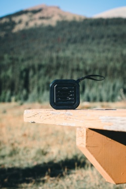 Logotrade corporate gift image of: 3W RCS recycled plastic wireless sunwave solar speaker