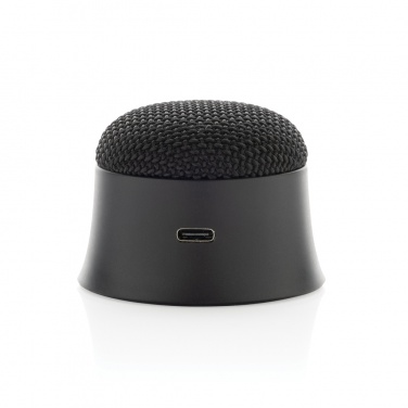 Logo trade promotional merchandise photo of: Magtune RCS recycled plastic magnetic 5W speaker