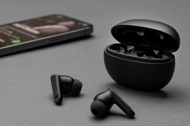 Logo trade promotional giveaways picture of: Prolink RCS recycled plastic hybrid ANC/ENC earbud