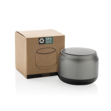 Logo trade advertising products image of: BeatBuddy recycled plastic 3W speaker