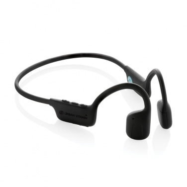 Logo trade promotional gifts image of: Urban Vitamin Glendale RCS rplastic air conductive headphone