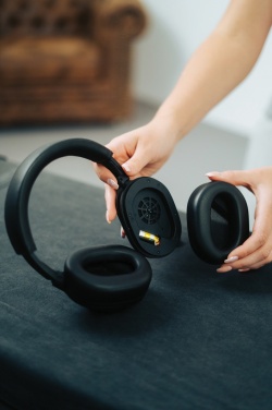 Logotrade promotional giveaway image of: Irvine RCS recycled and repairable ANC wireless headphone