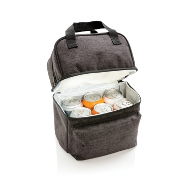 Logo trade corporate gift photo of: Cooler bag with 2 insulated compartments