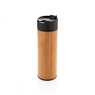 Logotrade corporate gift picture of: Bogota vacuum bamboo coffee mug