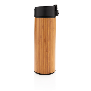 Logo trade advertising products image of: Bogota vacuum bamboo coffee mug