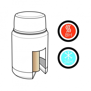 Logo trade advertising products picture of: Swiss Peak Elite copper vacuum food container