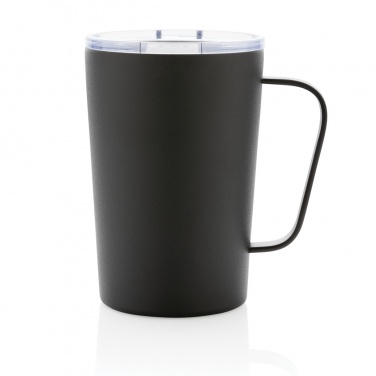 Logotrade promotional item image of: RCS Recycled stainless steel modern vacuum mug with lid