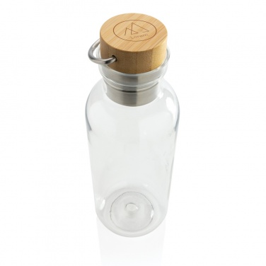 Logo trade promotional item photo of: RCS RPET bottle with bamboo lid and handle