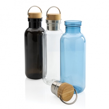 Logotrade corporate gift image of: RCS RPET bottle with bamboo lid and handle