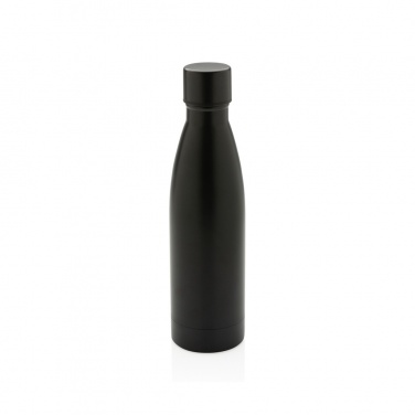 Logo trade promotional merchandise photo of: RCS Recycled stainless steel solid vacuum bottle