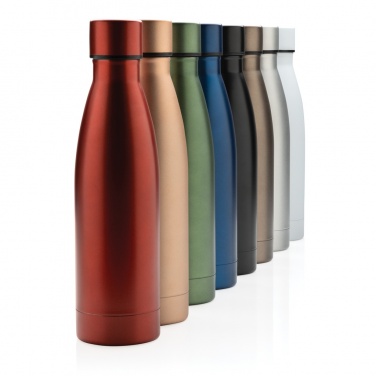 Logo trade promotional items image of: RCS Recycled stainless steel solid vacuum bottle