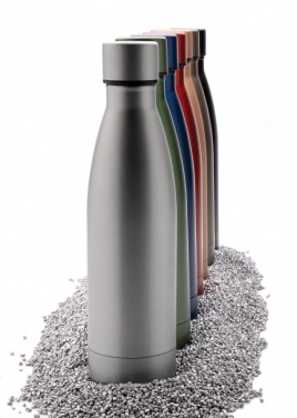 Logotrade promotional merchandise picture of: RCS Recycled stainless steel solid vacuum bottle