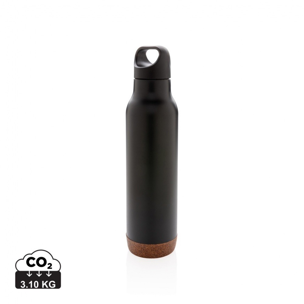 Logo trade promotional items image of: Cork leakproof vacuum flask