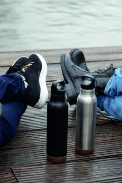 Logo trade advertising products picture of: Cork leakproof vacuum flask