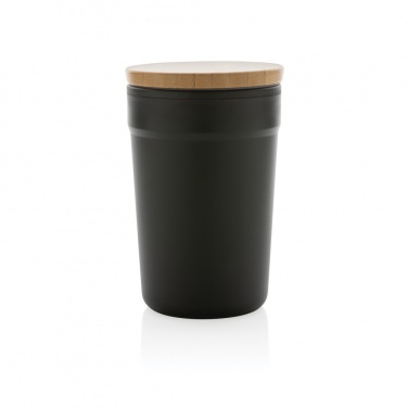 Logotrade promotional merchandise image of: GRS certified recycled PP mug with bamboo lid