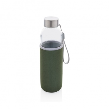 Logotrade promotional item picture of: Glass bottle with neoprene sleeve