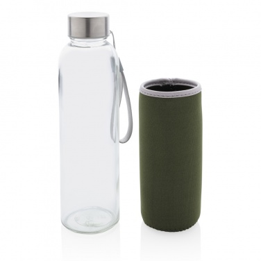 Logotrade promotional giveaway image of: Glass bottle with neoprene sleeve