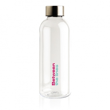 Logotrade promotional item image of: Leakproof water bottle with metallic lid