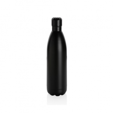 Logotrade promotional product image of: Solid colour vacuum stainless steel bottle 1L