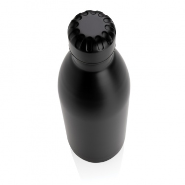 Logo trade promotional giveaway photo of: Solid colour vacuum stainless steel bottle 1L