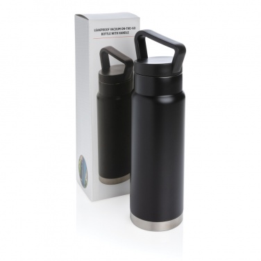 Logotrade business gift image of: Leakproof vacuum on-the-go bottle with handle