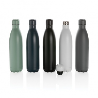Logo trade promotional gifts picture of: Solid colour vacuum stainless steel bottle 750ml