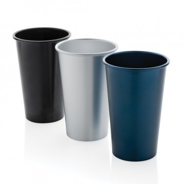 Logo trade advertising products image of: Alo RCS recycled aluminium lightweight cup 450ml