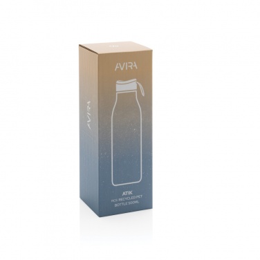 Logo trade advertising products picture of: Avira Atik RCS Recycled PET bottle 500ML