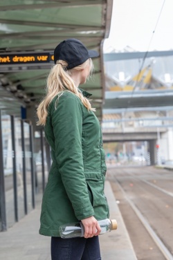 Logo trade promotional merchandise picture of: Impact 6 panel 280gr Recycled cotton cap with AWARE™ tracer