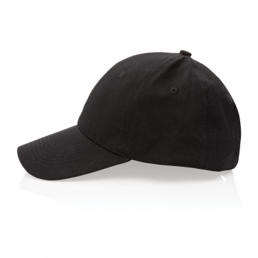 Logo trade advertising products image of: Impact 6 panel 190gr Recycled cotton cap with AWARE™ tracer