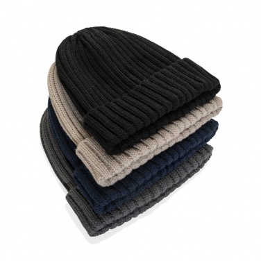 Logotrade promotional item image of: Kennedi AWARE™ Polylana® beanie with large rib
