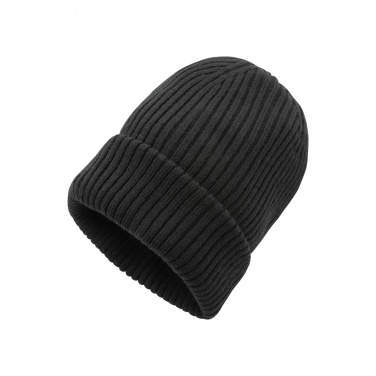 Logotrade promotional gift image of: Impact AWARE™  Polylana® double knitted beanie