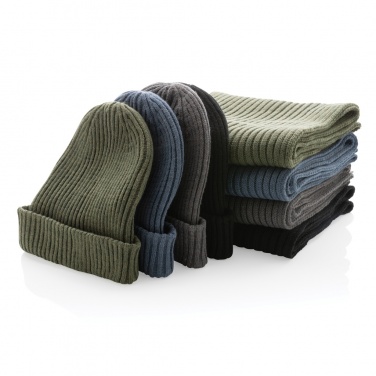 Logotrade promotional items photo of: Impact AWARE™ Polylana® knitted scarf 180 x 25cm