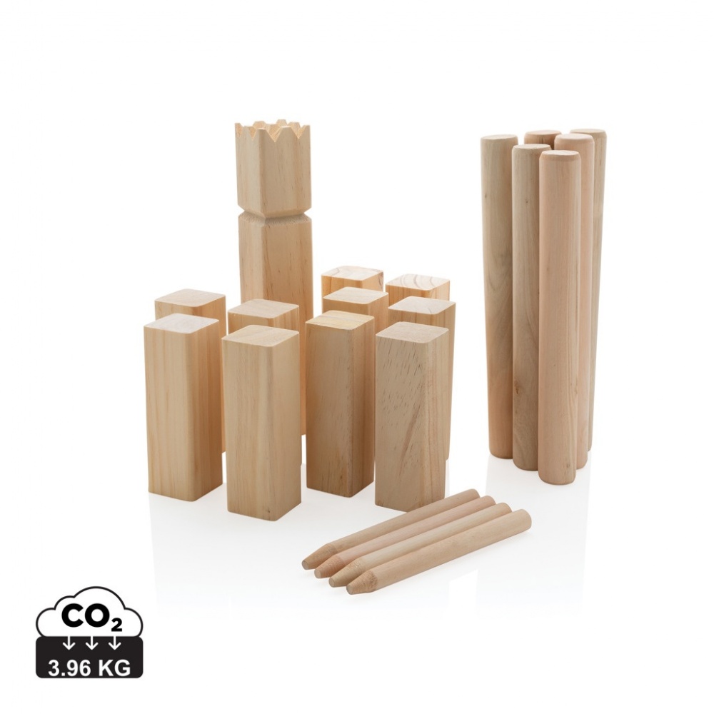 Logo trade promotional products image of: Wooden kubb set