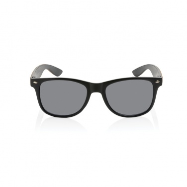 Logo trade promotional merchandise image of: GRS recycled PC plastic sunglasses with cork