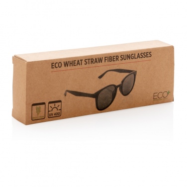 Logo trade promotional items image of: Wheat straw fibre sunglasses