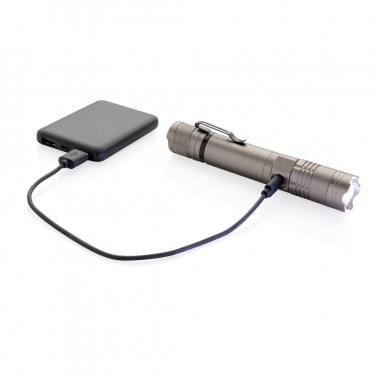 Logotrade promotional item picture of: Rechargeable 3W flashlight