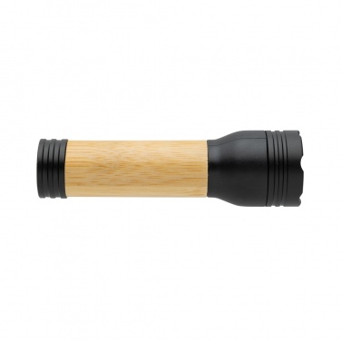 Logo trade business gift photo of: Lucid 1W RCS certified recycled plastic & bamboo torch