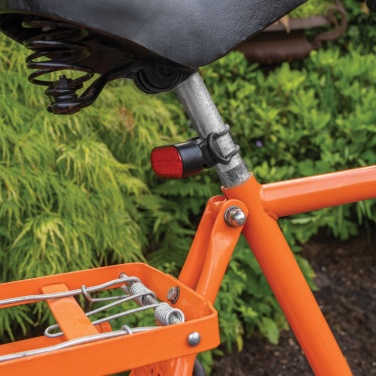 Logotrade promotional gift picture of: Lumino RCS recycled plastic USB re-chargeable bike light set