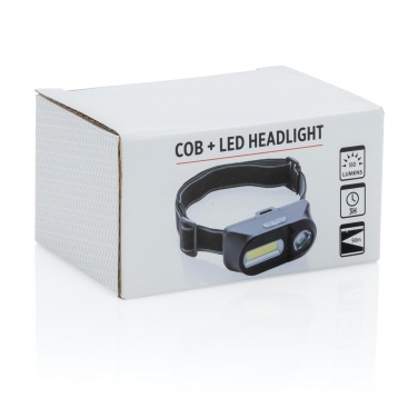 Logo trade promotional item photo of: COB and LED headlight